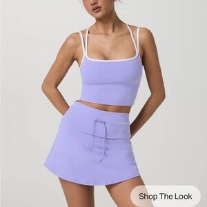 ISO Vuori Daily Layered Tank & Daily Skirt 14” in Hyacinth